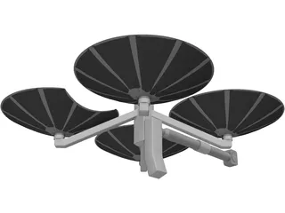 Antenna High Gain 3D Model