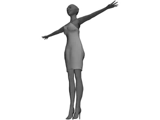 Woman Manikin 3D Model