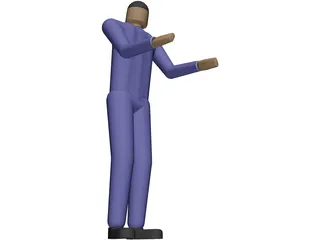 Man Worker 3D Model