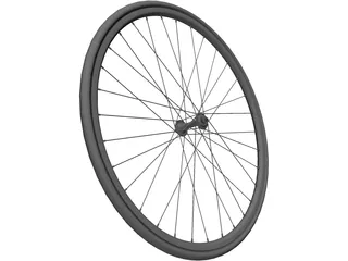 Bike Front Wheel 3D Model