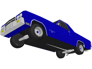 Chevrolet El Camino SS 454 3D Model