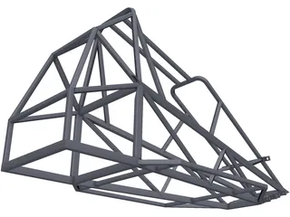 Chassis Kart Cross 3D Model