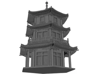 Pagoda 3D Model