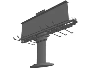 Street Banner 3D Model