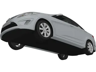 Hyundai Verna (2011) 3D Model