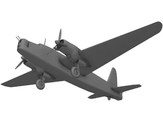 RAF Vickers Wellington Mk.1 3D Model