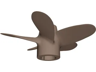 Propeller 5 Blades 3D Model
