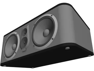 JBL-ES25C Center Speaker 3D Model