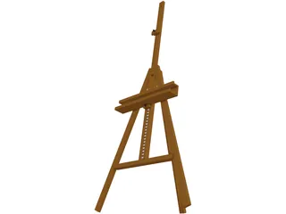 Painter Eisel Tripod 3D Model