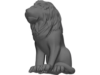 Lion 3D Model