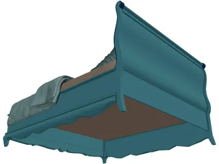 Slay Bed 3D Model