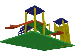 Children Playground 3D Model