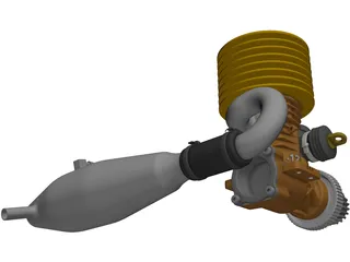 RC Model Engine .12 3D Model