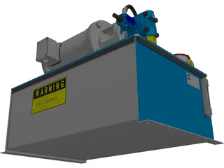 Hydraulic Power Pack 3D Model