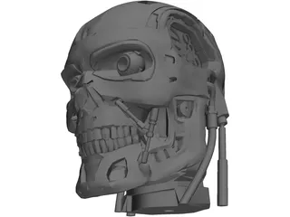 T800 Head 3D Model