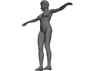 Female Anatomy Complete 3D Model