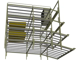 Parts Supply Rack 3D Model