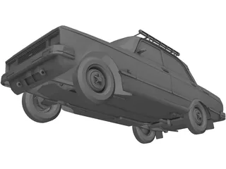 AZLK Moskvich 2140 SL 3D Model