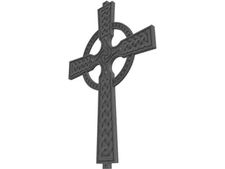 Celtic Cross 3D Model