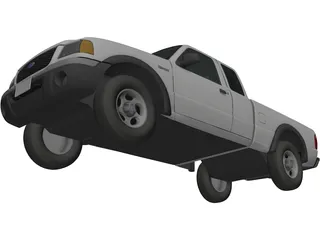 Ford Ranger Pickup 3D Model