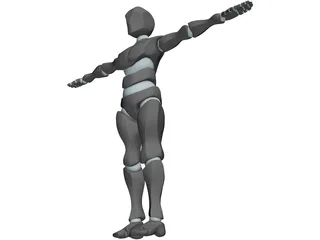 Robot Soldier 3D Model