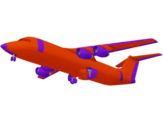 British Aerospace BAe 146 3D Model