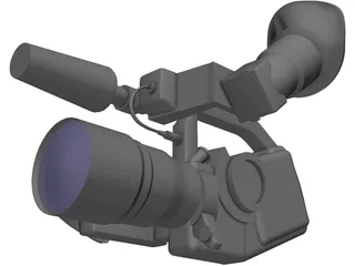 Canon XL1 Camcorder 3D Model