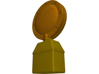 Caution Light 3D Model