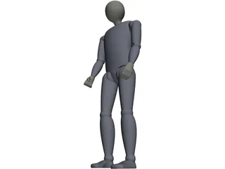 Man Standing 3D Model