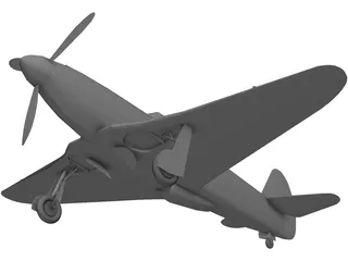 Yakovlev Yak-3 3D Model