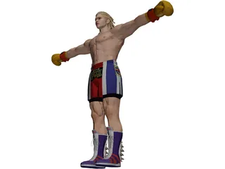 Boxer Steve 3D Model