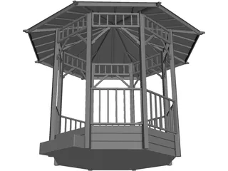 Pergola 3D Model