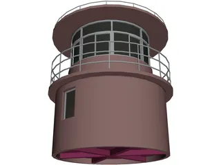 Lighthouse Small 3D Model
