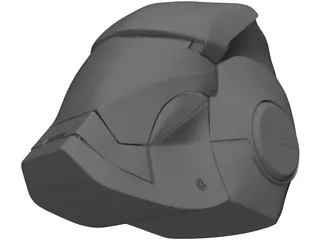 Ironman Helmet 3D Model