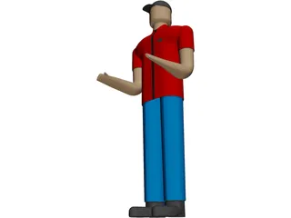 Workman 3D Model