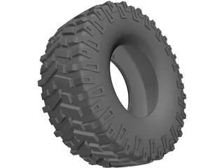 Tire Off Road 3D Model