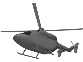 Eurocopter BK-117 3D Model