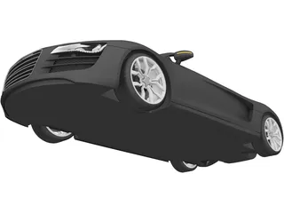 Audi R8 Spyder 3D Model