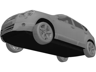 Nissan Qashqai (2009) 3D Model