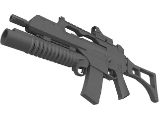 H&K G36 3D Model