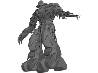 Transformers Decepticon Megatron 3D Model