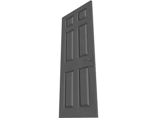 Door and Handle 3D Model