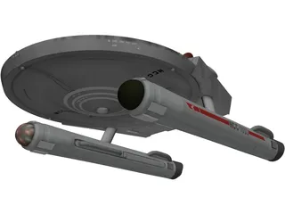 USS Miranda 3D Model