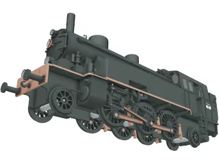 CC201 Locomotive 3D Model