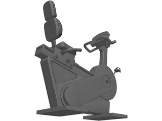Exercise Cycle 3D Model