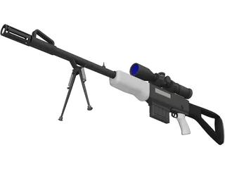 Rifle 3D Model