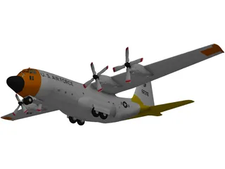 Lockheed C-130 Hercules 3D Model