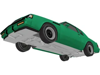 Buick Regal GNX (1987) 3D Model