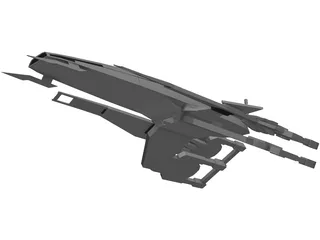Mass Effect Normandy SSV SR1 3D Model