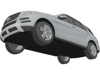 Mercedes-Benz ML 350 (2012) 3D Model